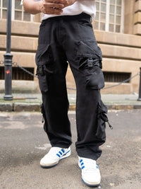Powerlook Men Loose Fit Cargos Trousers