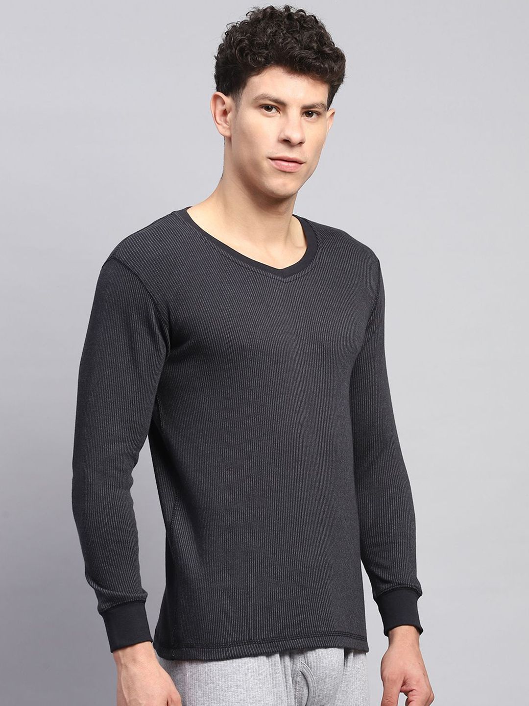 Monte Carlo Men Ribbed Cotton Thermal Vest