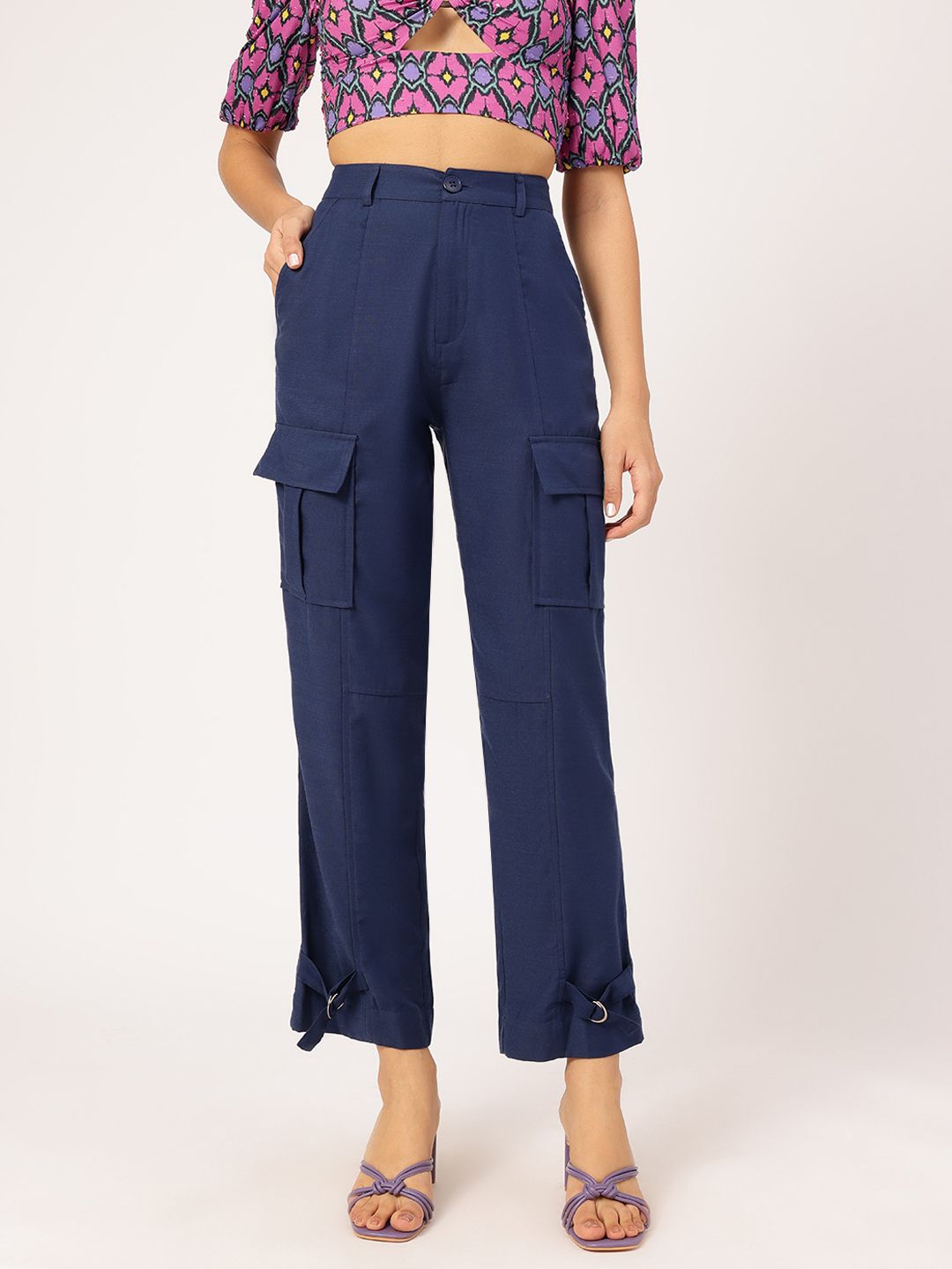 DressBerry Women Future Forward Cargo-Style Trousers