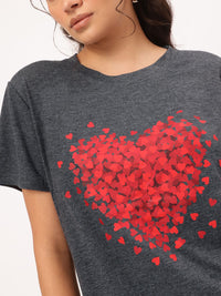 DressBerry Heartthrob Printed Basic Tee