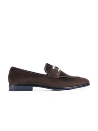 Monkstory Men Velvet Embellished Loafers
