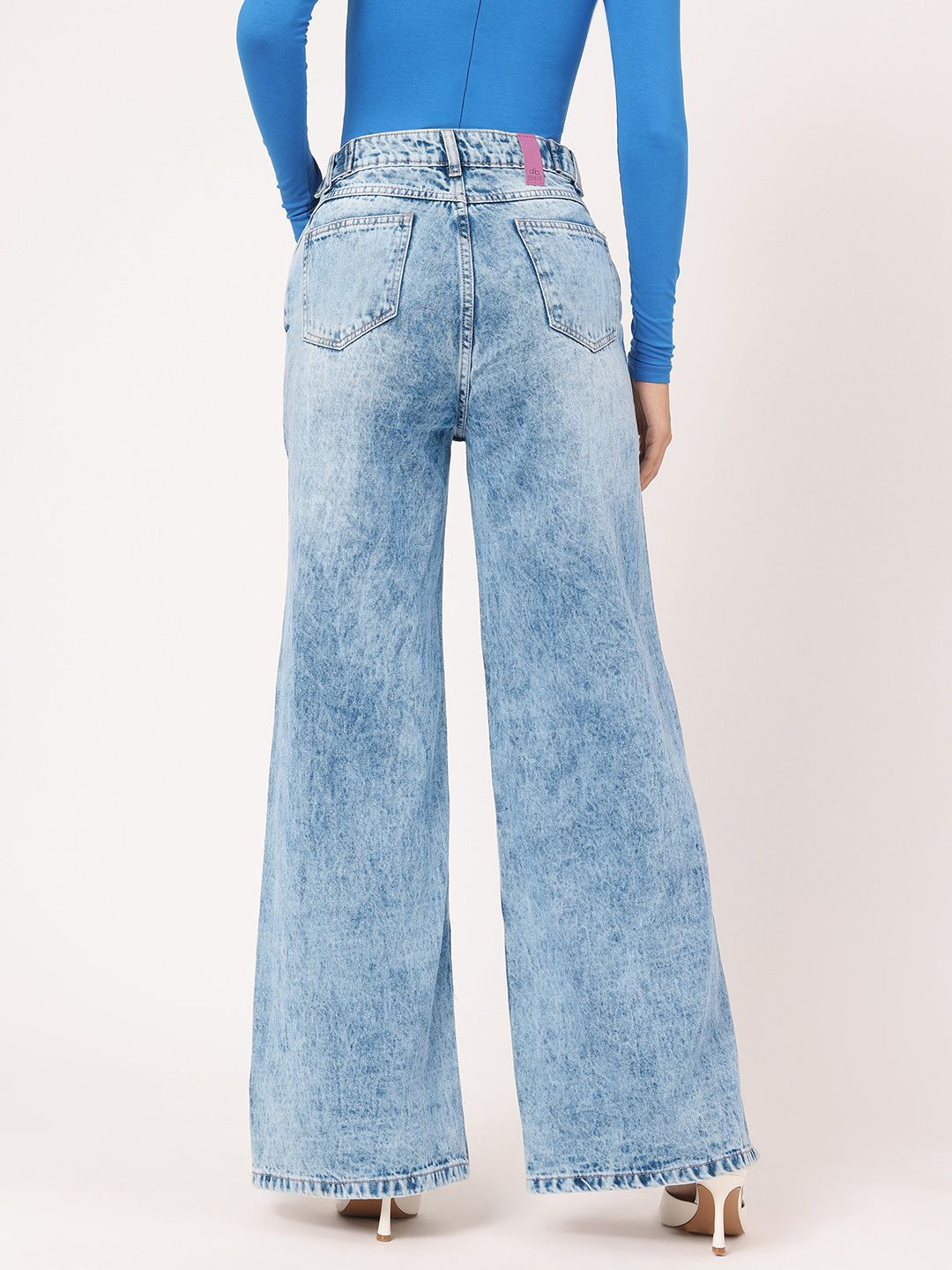 DressBerry Women Urban Uplift Wide Leg Jeans