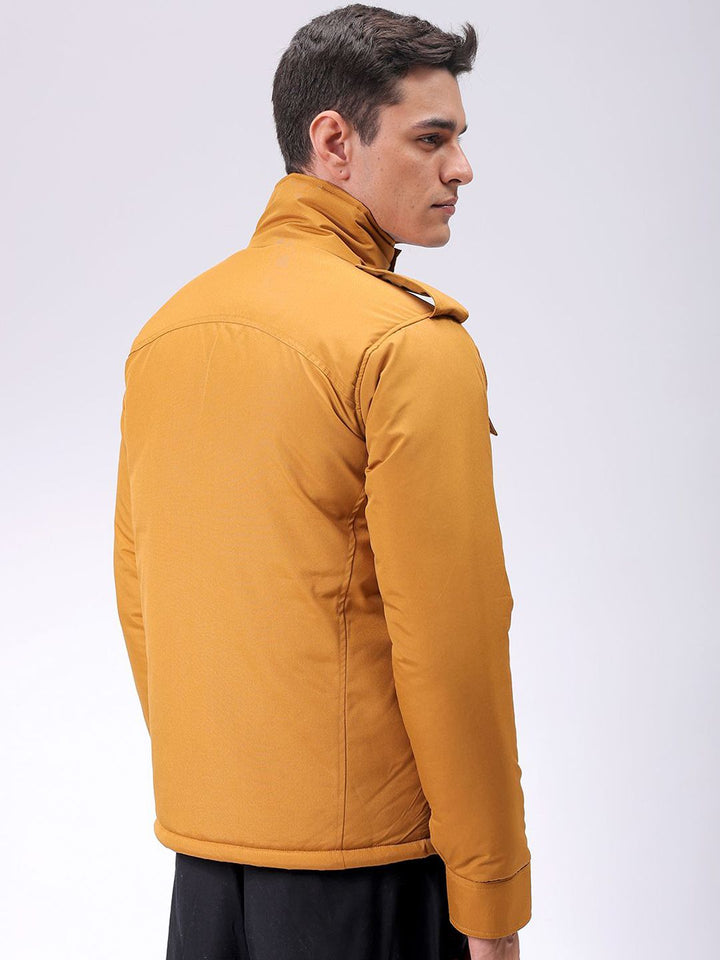 The Indian Garage Co Men Slim Fit Military Bomber Utility Jacket