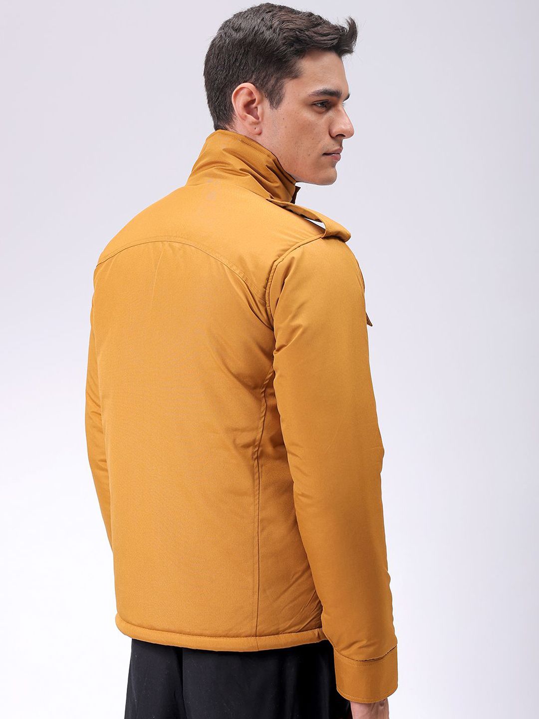 The Indian Garage Co Men Slim Fit Military Bomber Utility Jacket