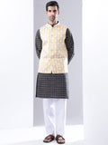 Anouk Men Printed Kurta Biasa dengan Set Kurta Piyama