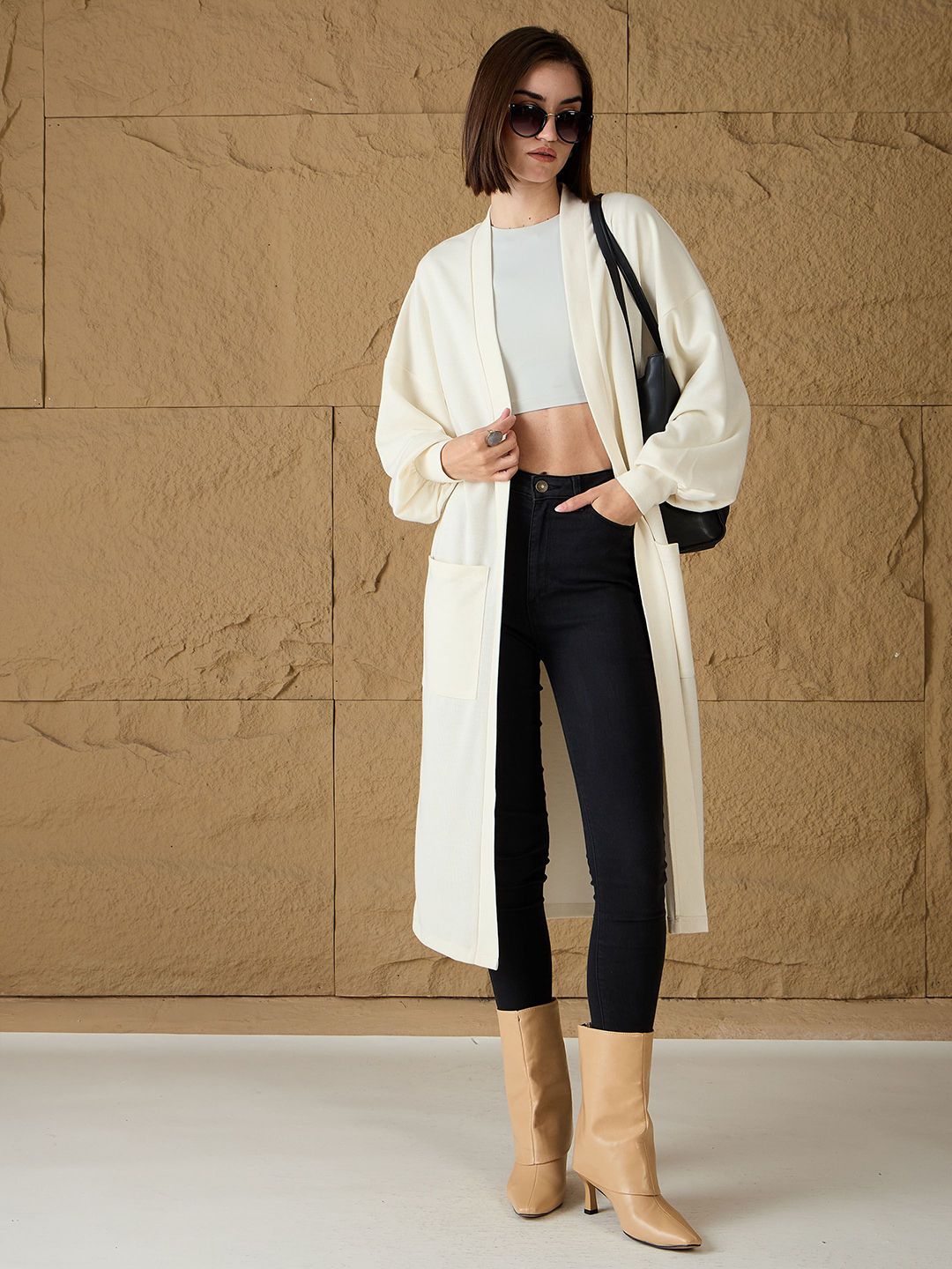 Sassafras Buka Longline Front Shrug