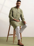 Anouk Men Ethnic Motifs Printed Regular Kurta with Pyjamas