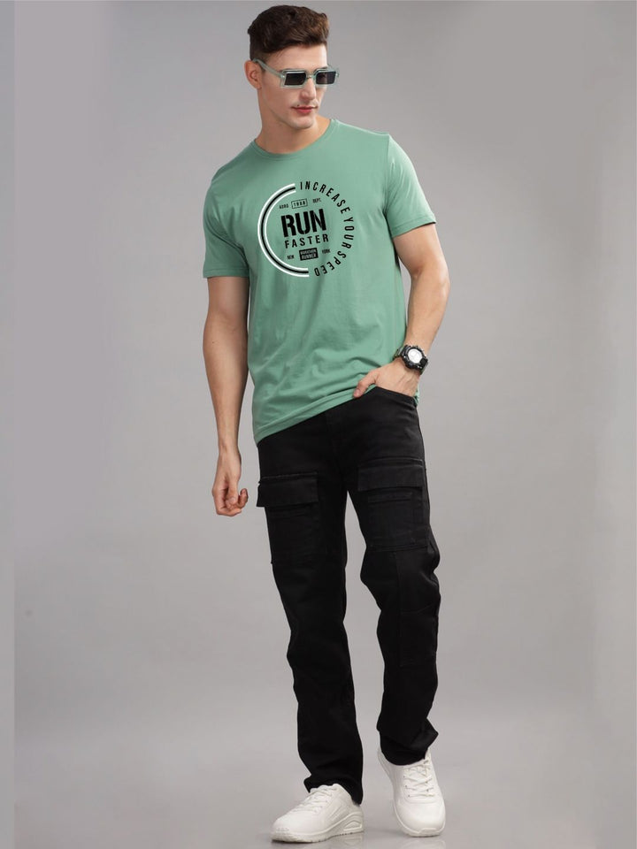 ADRO Men Printed T-shirt
