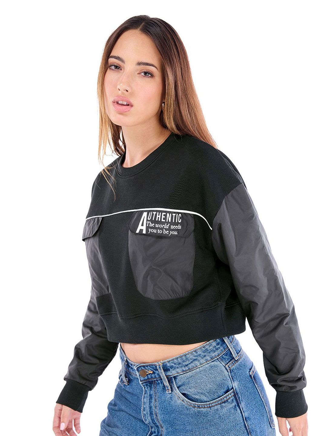 Bewakoof Women Typography Printed Round Neck Pullover Sweatshirt