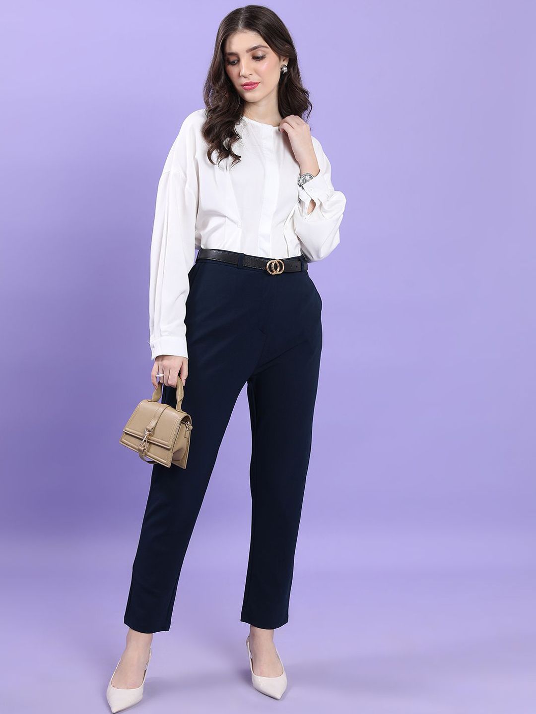 Tokyo Talkies Women Slim Fit Trouser