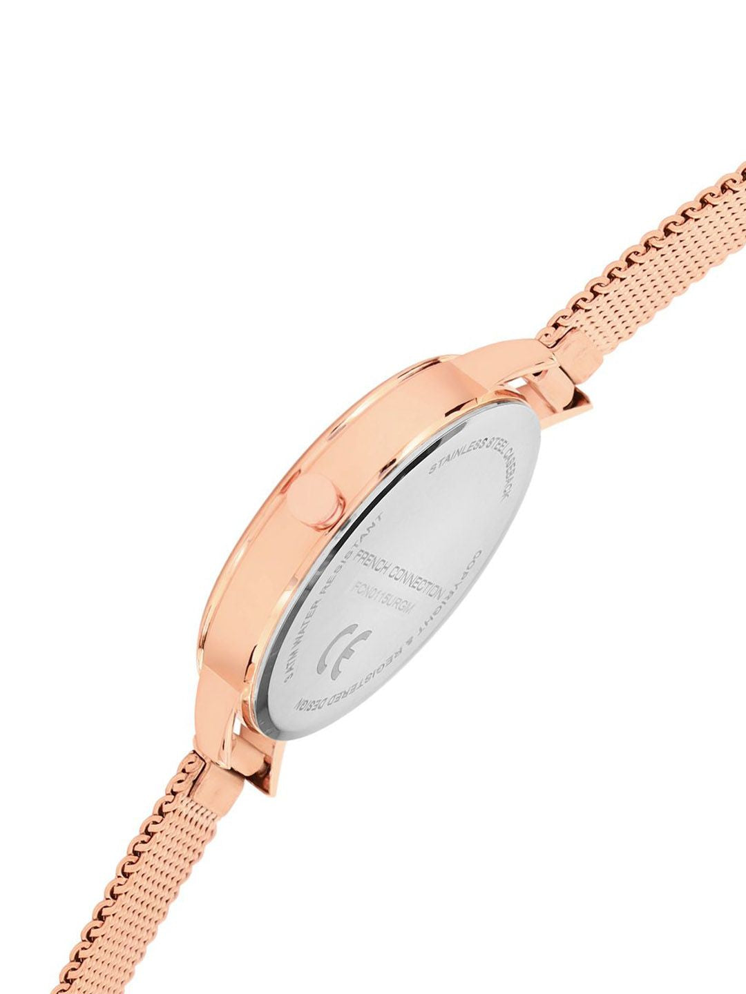 Sambungan Perancis Wanita Stainless Steel Analogue Watch FCN0115urgm