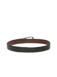 Teakwood Leathers Men Textured Leather Reversible Formal Belt