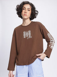 DressBerry Printed Relaxed Fit T-shirt