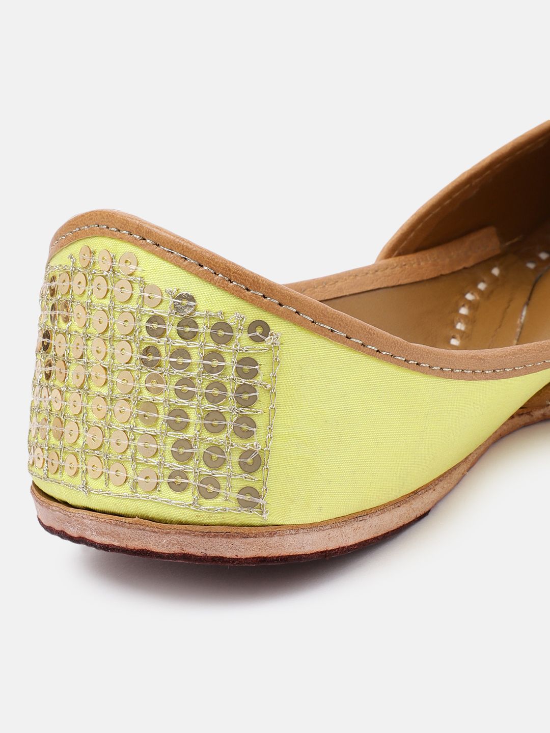 House of Pataudi Women Embellished Ethnic Mojaris
