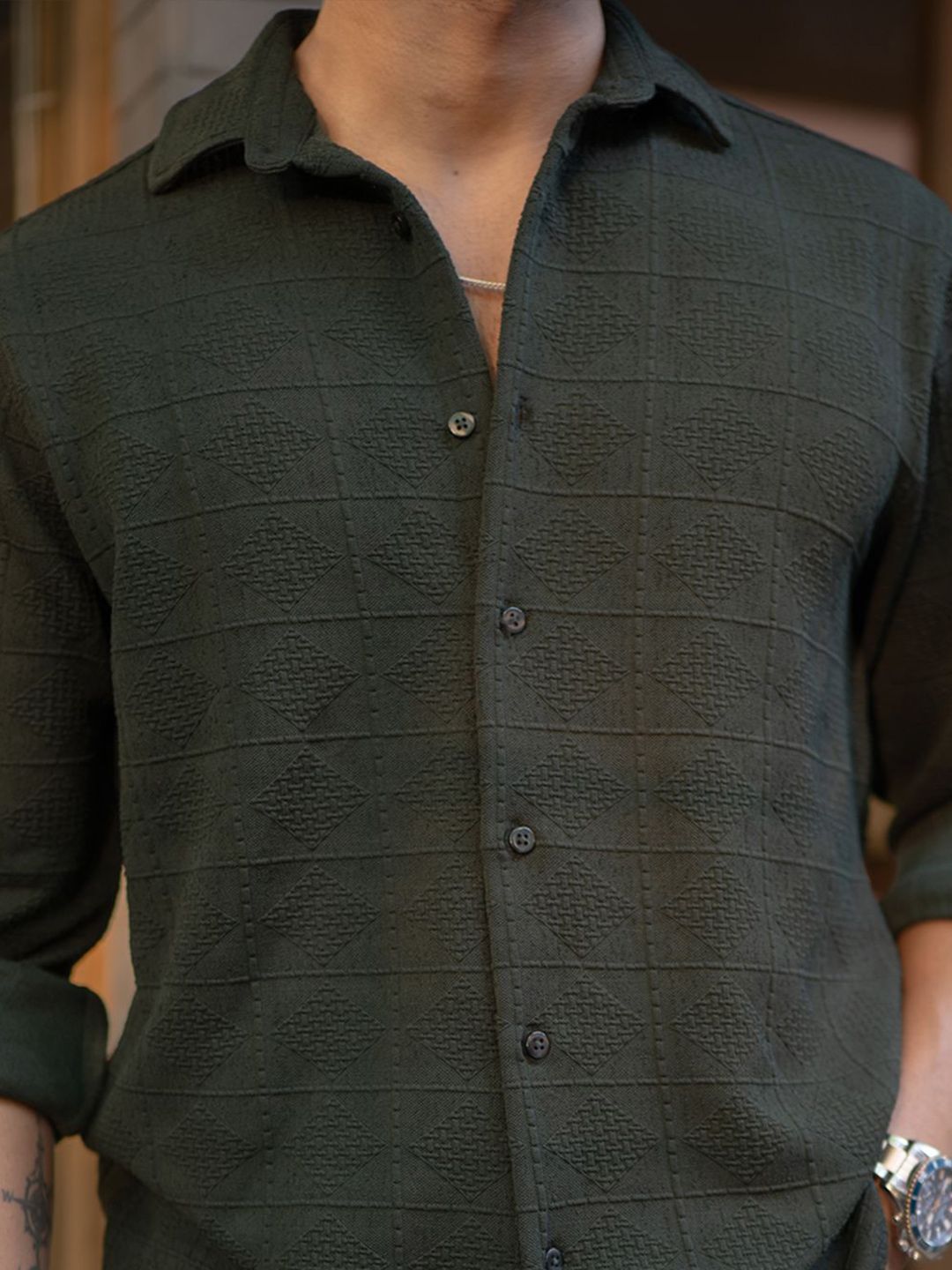 Powerlook Men Opaque Casual Shirt