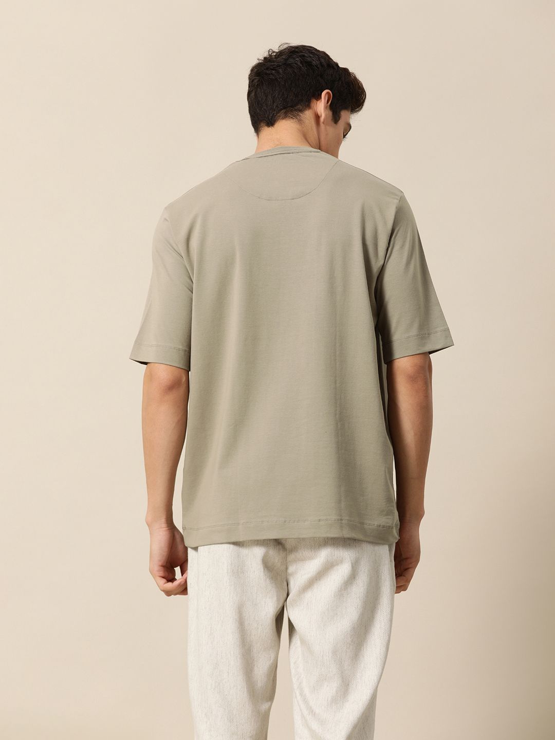 Mr Bowerbird Men Plan B Embroidered Oversized T-Shirt