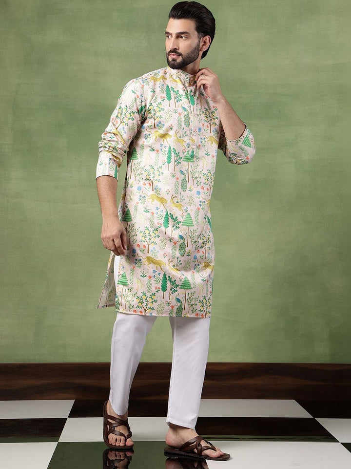 SOJANYA Men Printed Kurta