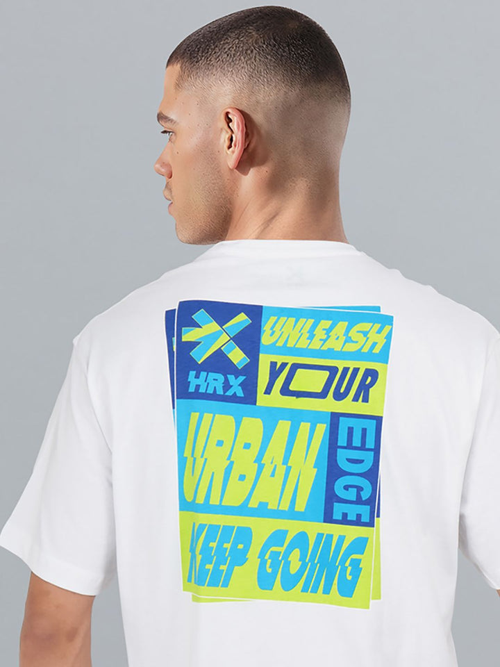 HRX by Hrithik Roshan Typography Pure Cotton Lifestyle T-shirt