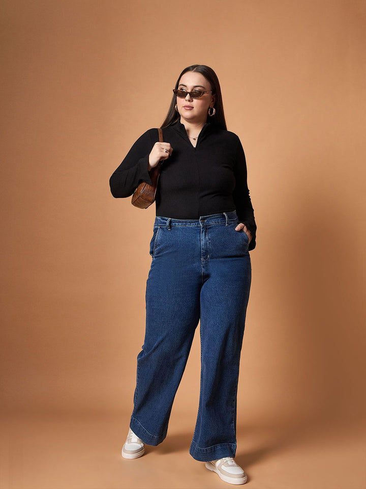 SASSAFRAS Curve Slit Sleeve Top