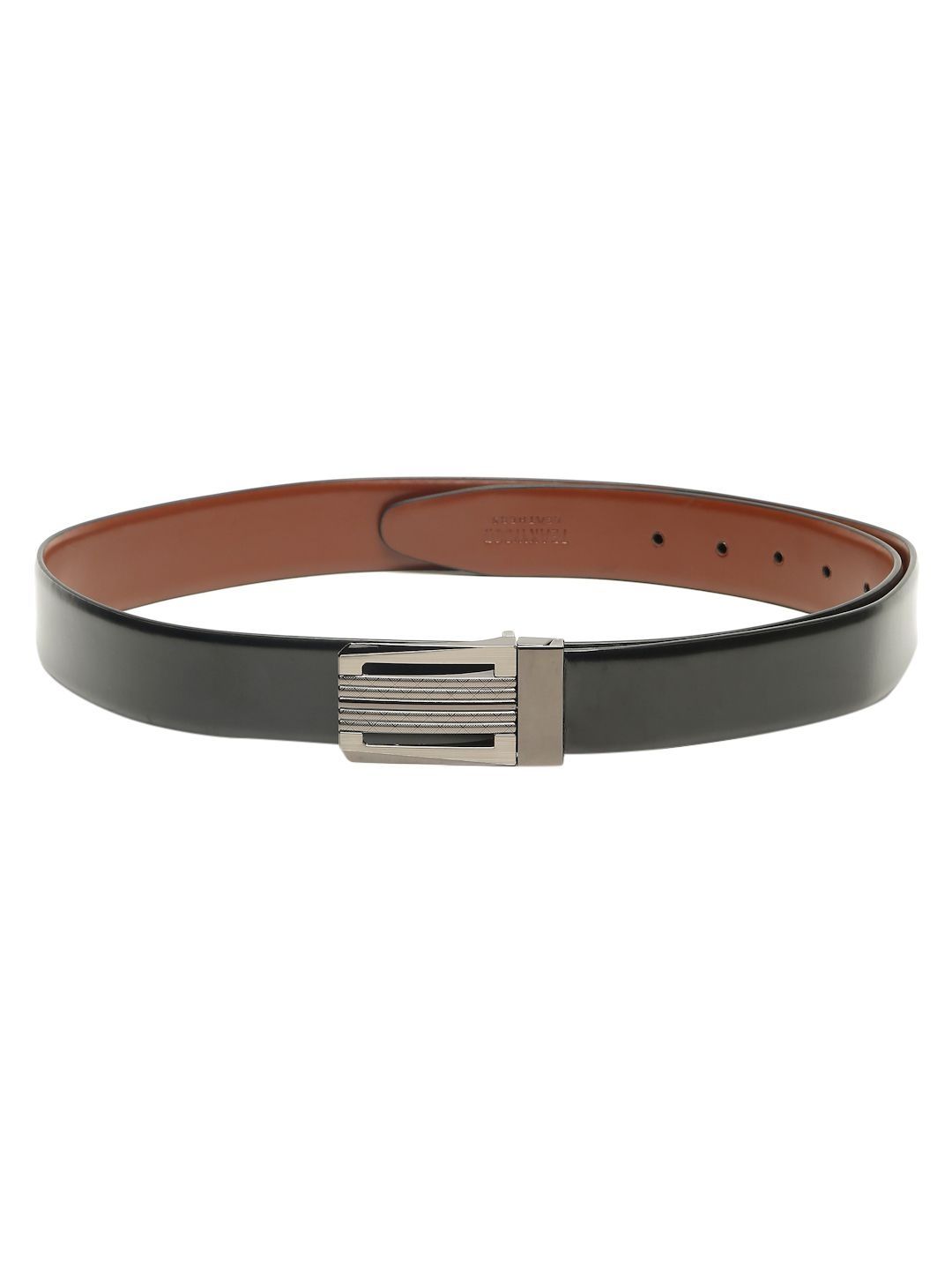 Teakwood Leathers Men Leather Reversible Formal Belt