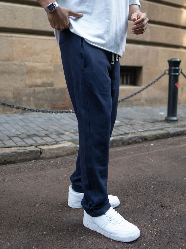 Powerlook Men Mid-Rise Pure Cotton Joggers