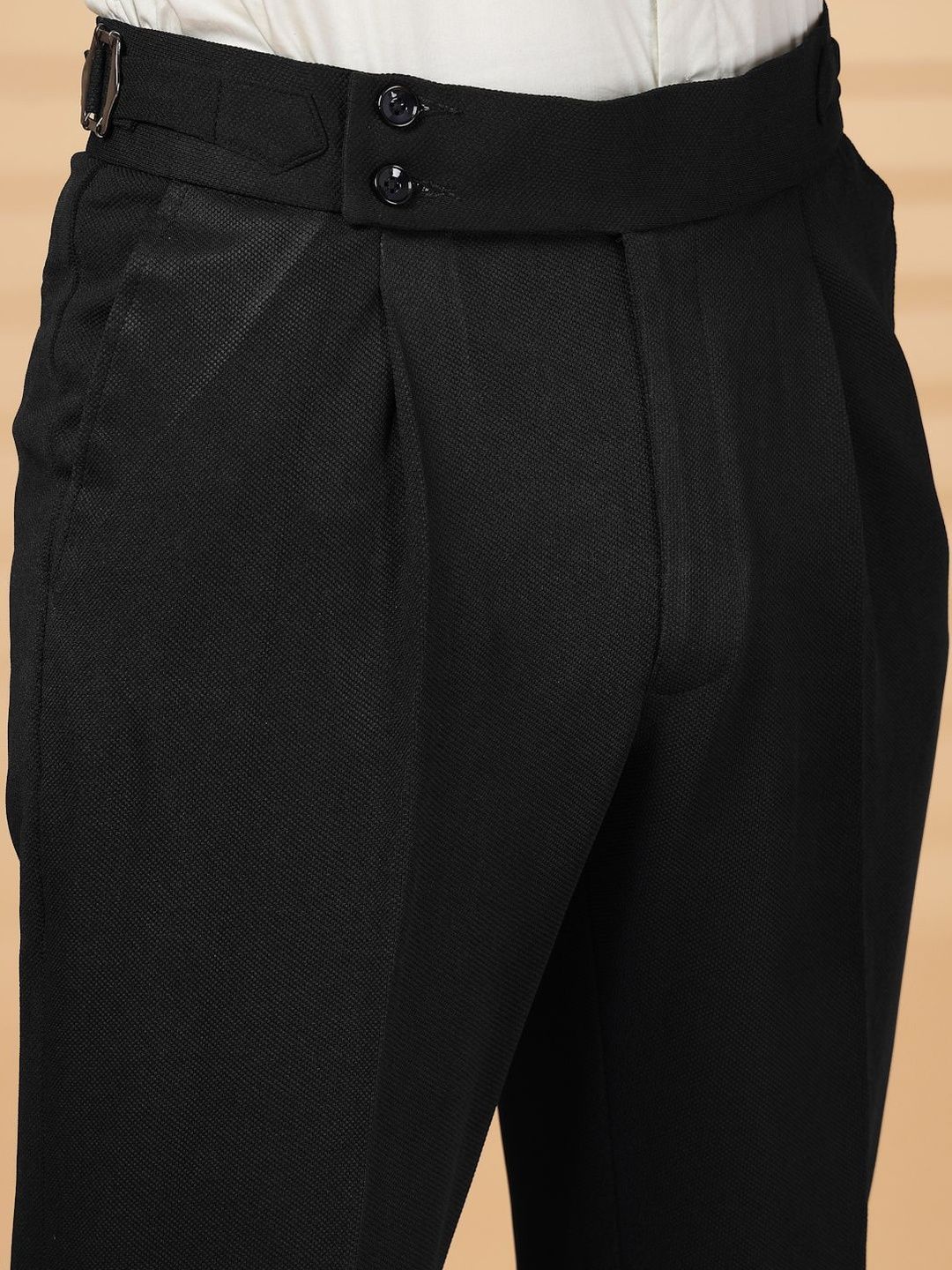 Moda Rapido Men Easy Wash Pleated Trousers