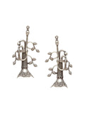 Anouk Silver Plated Contemporary Drop Earrings