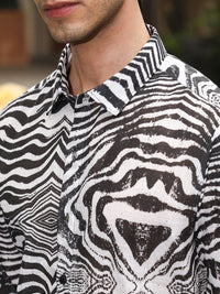 Campus Sutra Men Comfort Printed Casual Shirt