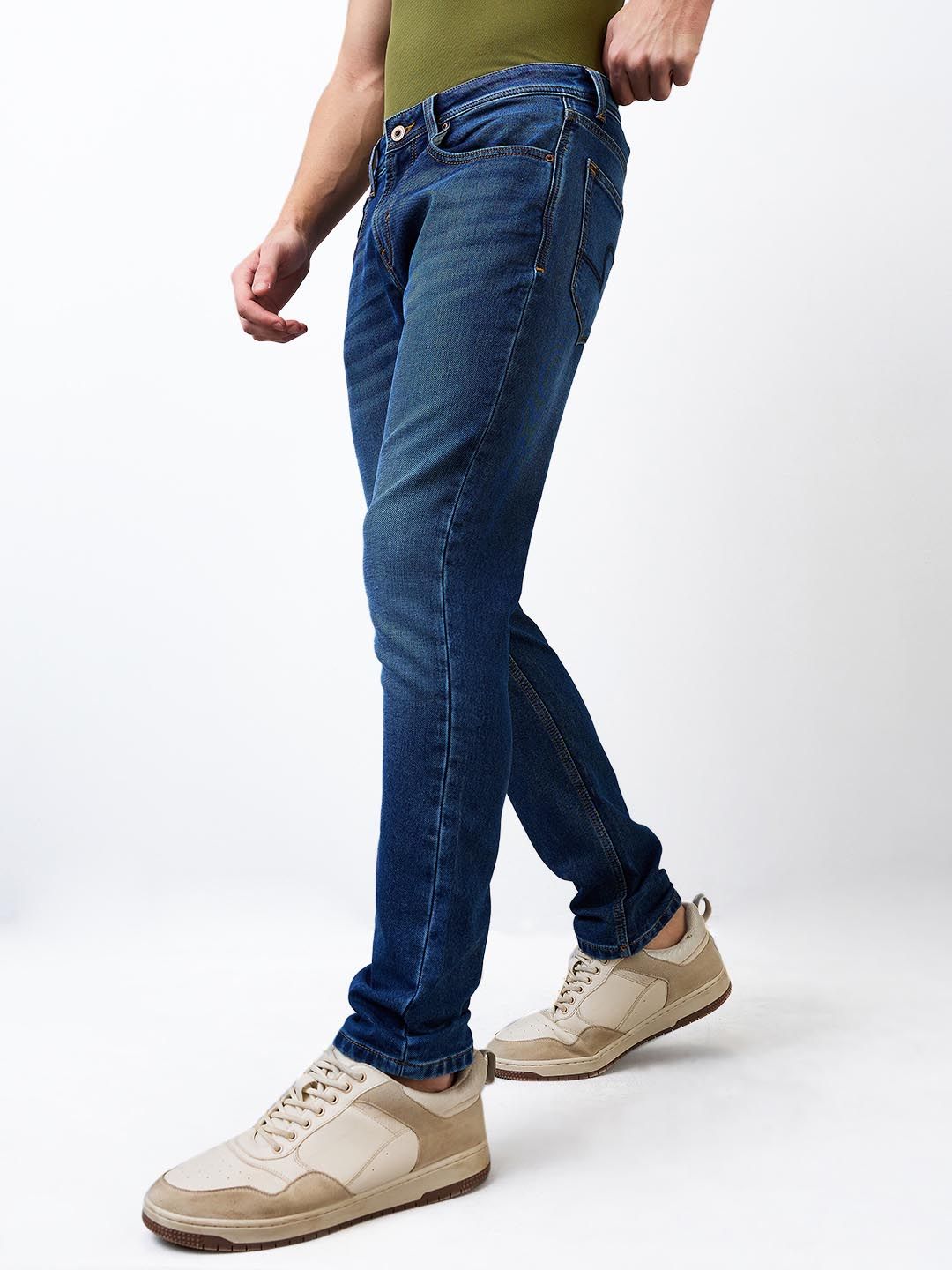 SPYKAR Men Slim Fit Cotton Low-Rise Jeans
