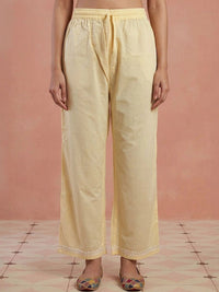 House of Chikankari Women Regular Chikankari Kurta with Trousers