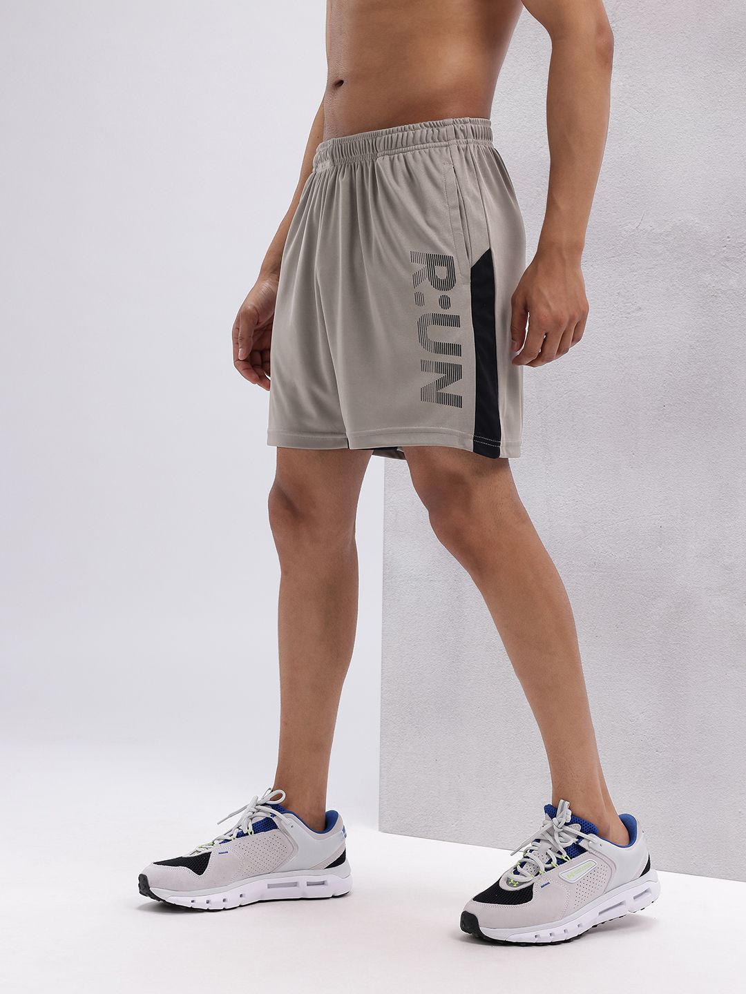 HRX by Hrithik Roshan Men Striped Rapid-Dry Running Sports Shorts