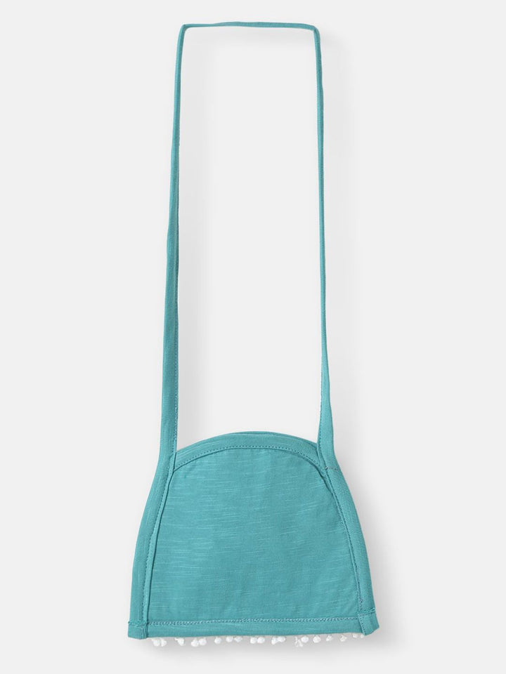 Nauti Nati Embellished Rainbow Sequinned Print Fit & Flare Dress with Sequinned Bag