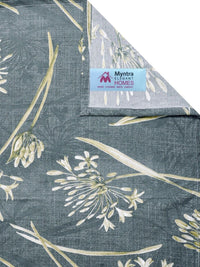 Myntra Elegant Homes Green & White Floral 300 TC King Double Bedsheet dengan 2 Sarung Bantal