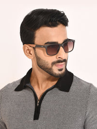 Irus oleh Idee Unisex Lens & Cermin mata hitam persegi dengan lensa terlindung UV