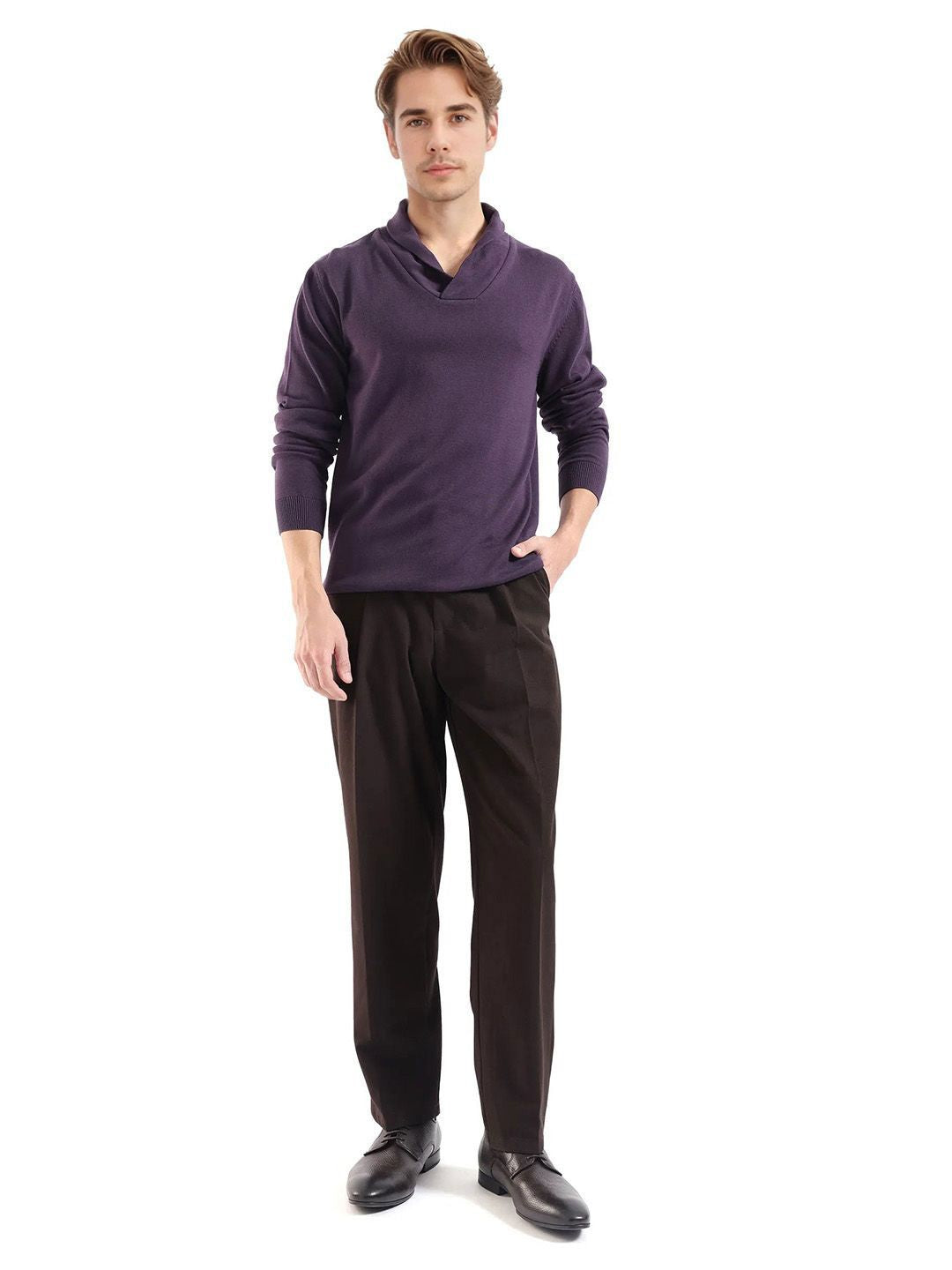 RARE RABBIT Kenlay Men V-Neck Cotton Pullover