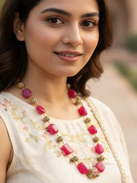 PANASH Brass Gold-Plated Necklace
