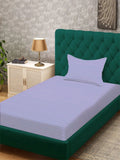 Aura Lavender & White Striped 300 TC Cadar Katil Single dengan 1 Sarung Bantal