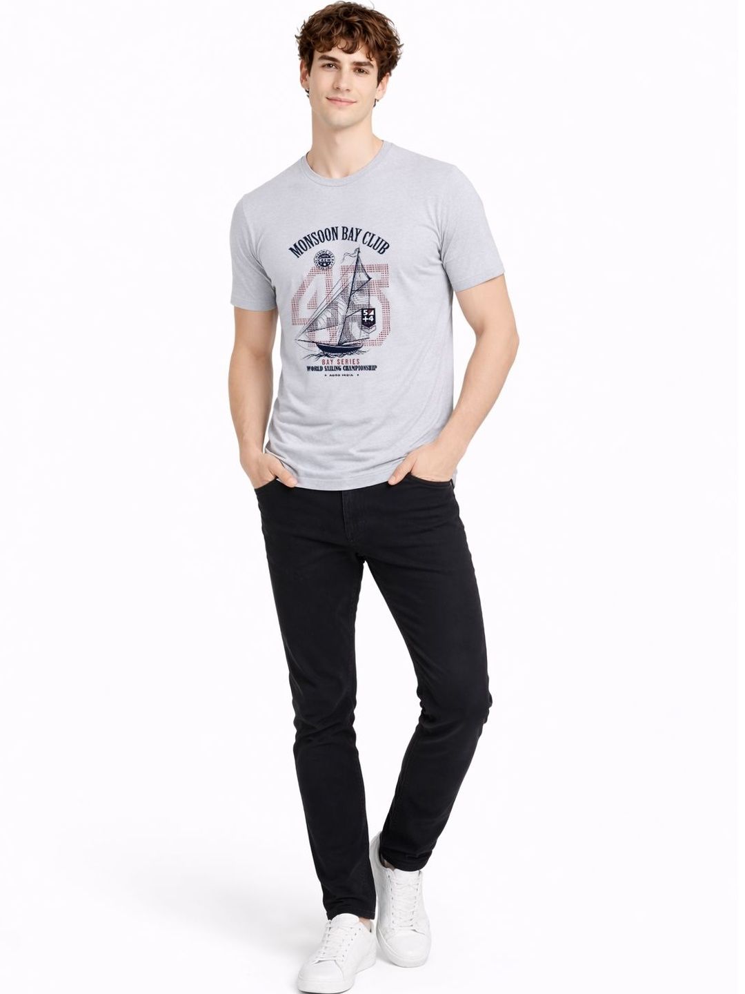 ADRO Men Printed T-shirt
