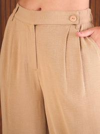 SASSAFRAS Notched Collar Shirt With Trousers Co-Ords