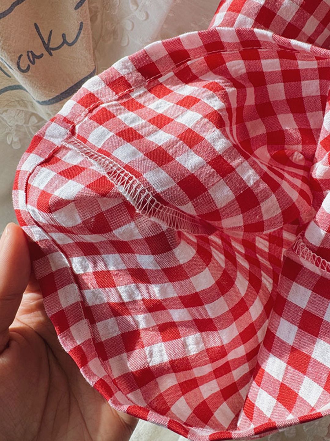 YK Girls Checked Smart Trousers