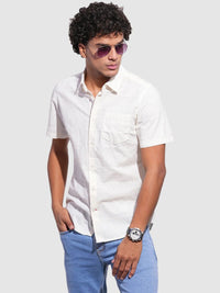 Being Human Men Classic Slim Fit Horizontal Stripes Opaque Striped Casual Shirt