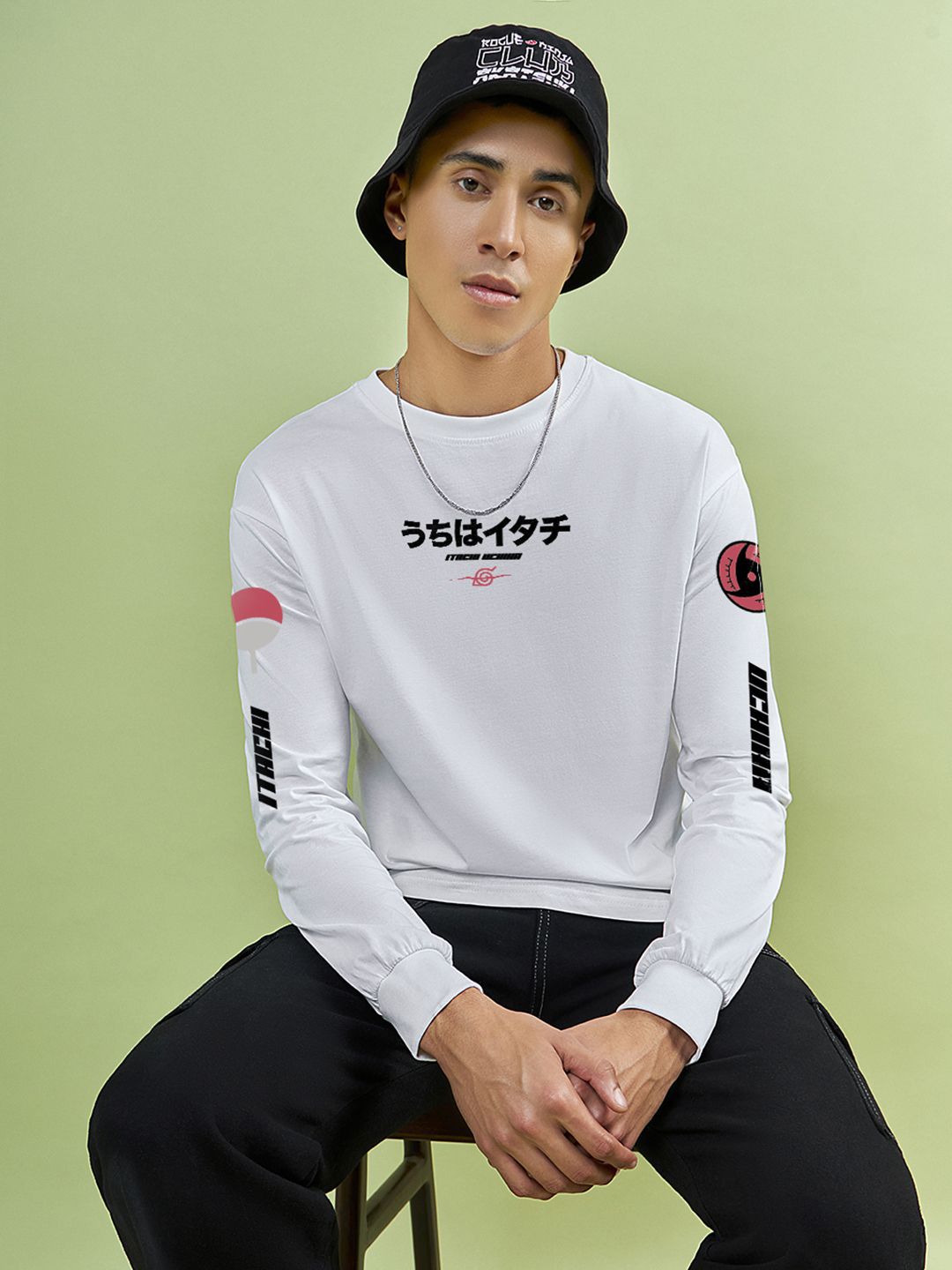 Bewakoof Men Graphic Printed Round Neck Pure Cotton Oversized T-Shirt