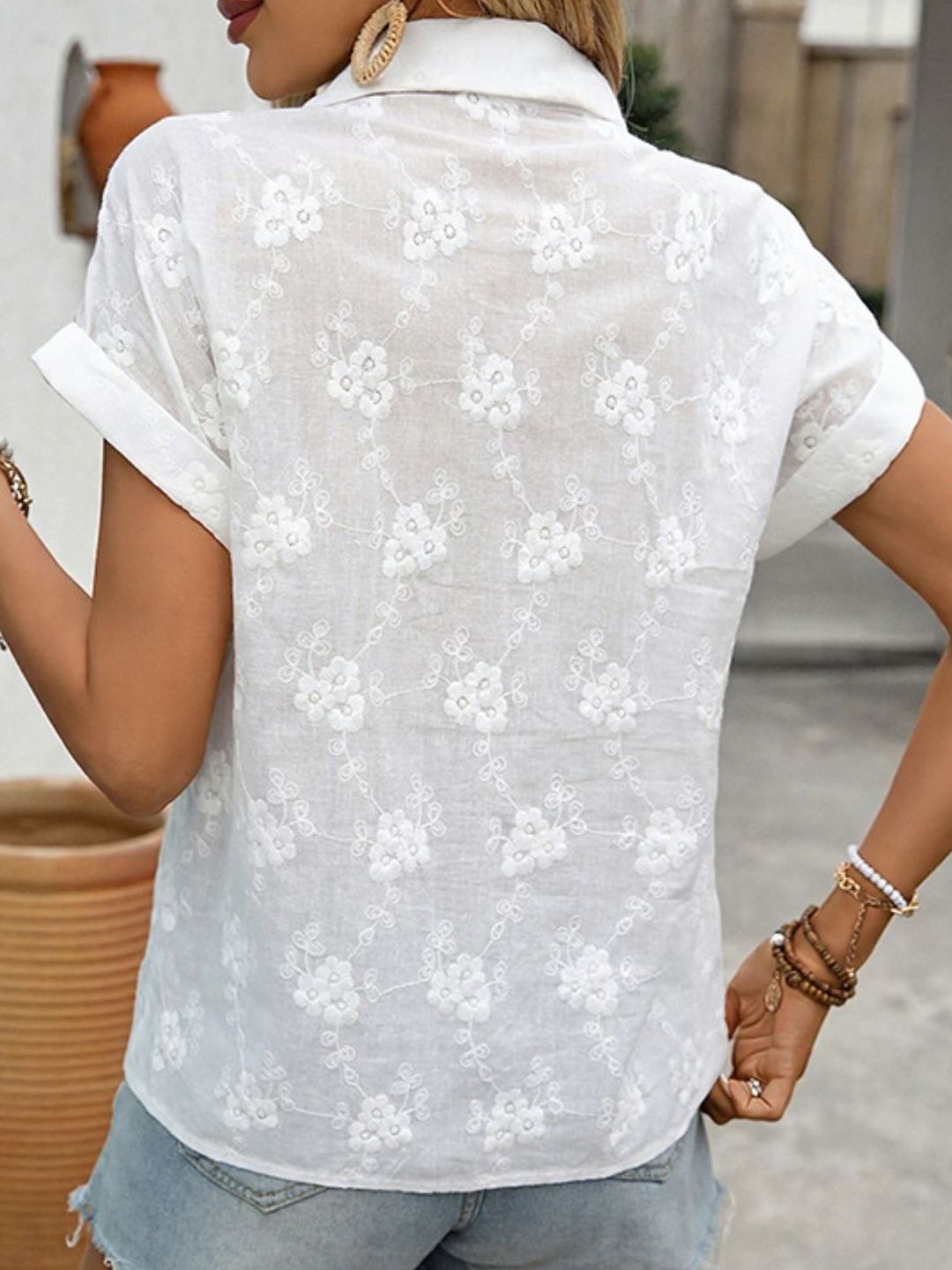 all about you Original Spread Collar Casual Shirt