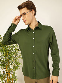 Thomas Scott Men Premium Slim Fit Opaque Casual Shirt