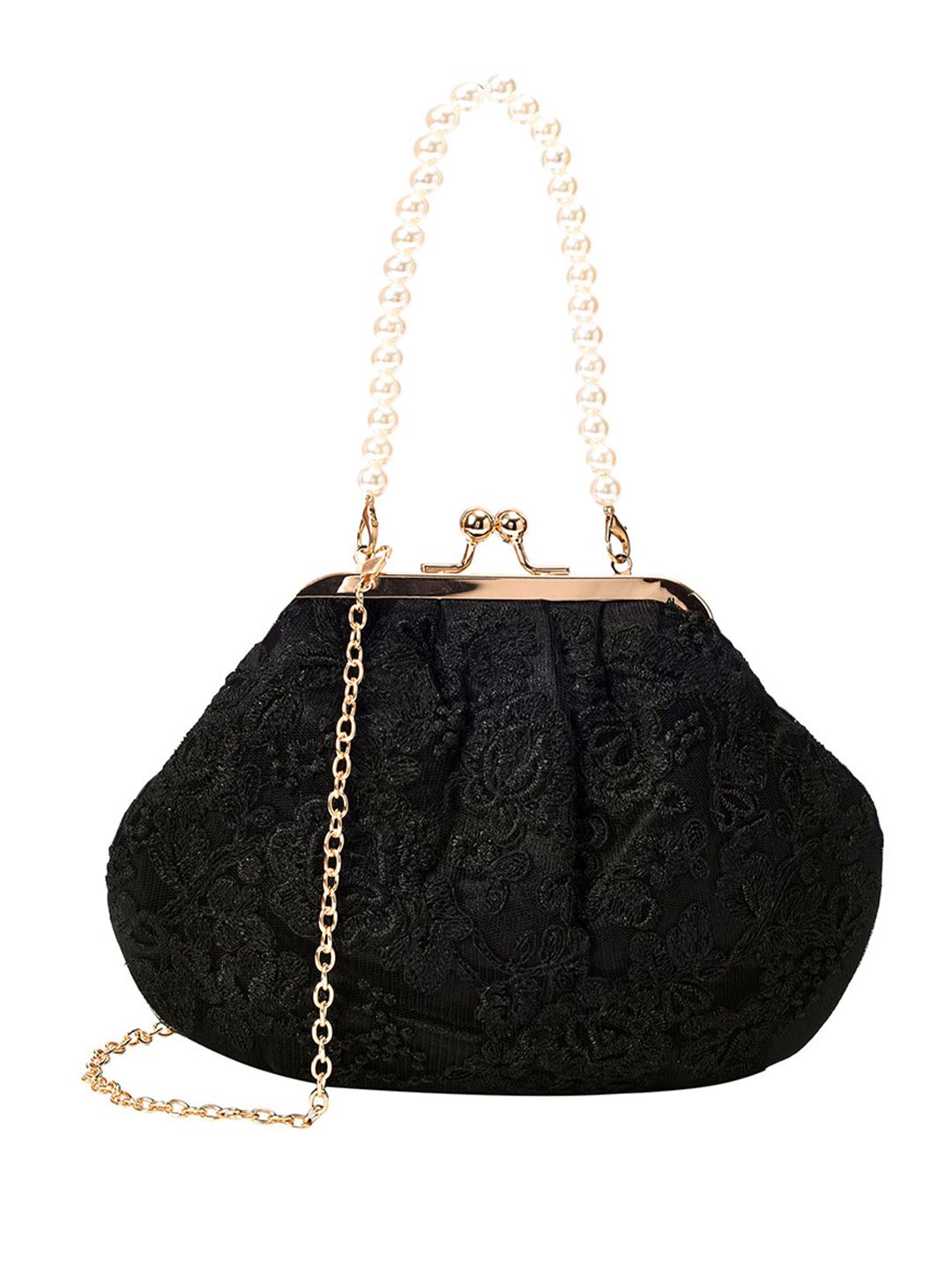 Lino Perros Floral Embroidered Party Purse
