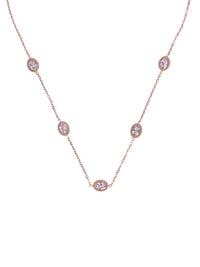 Kalung Stone Steel Stainless Stone