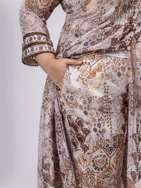 Mamicha Retro Printed Shoulder Straps Top & Trousers Co-Ords