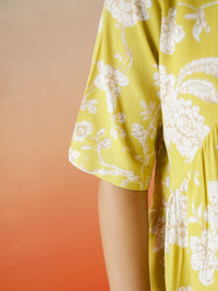 SANSKRUTIHOMES Floral Print Cotton Top