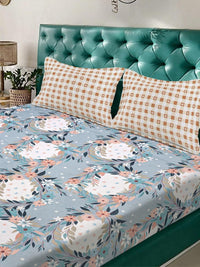 KLOTTHE Blue 300 TC Polycotton Fine King Cadar