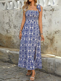all about you Women Ethnic Motifs Printed Fit & Flare Maxi Dress
